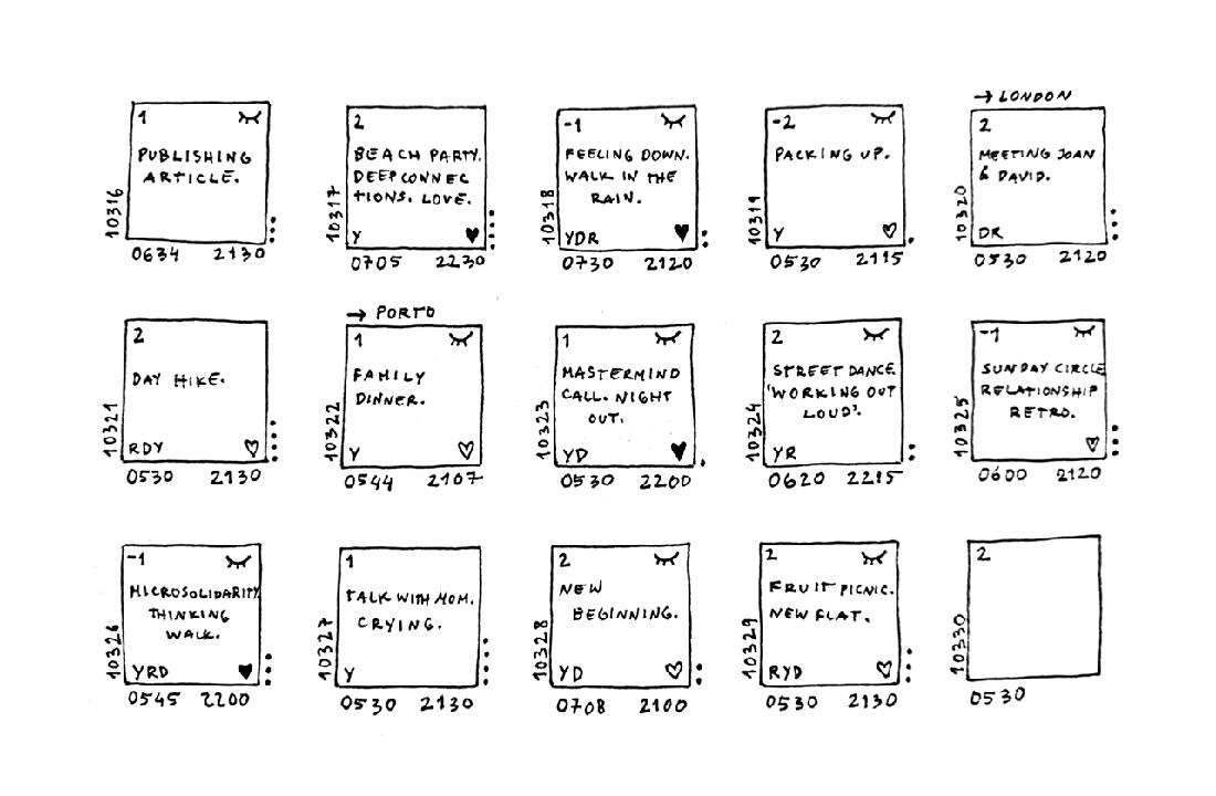 A page of Infinity Squares